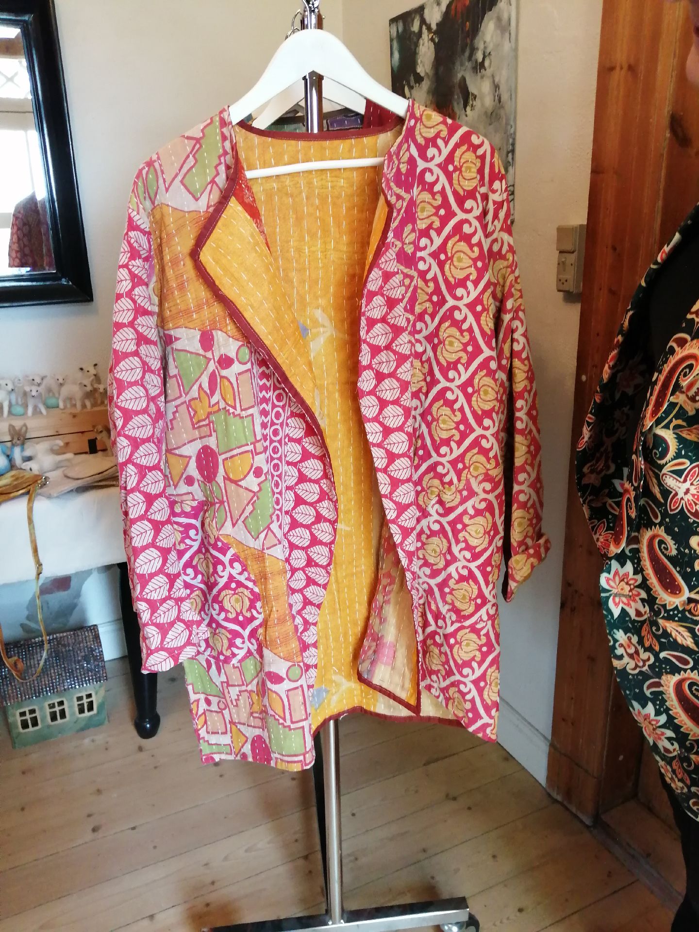 NYHED 1: Indiske sari jakker. 795,-